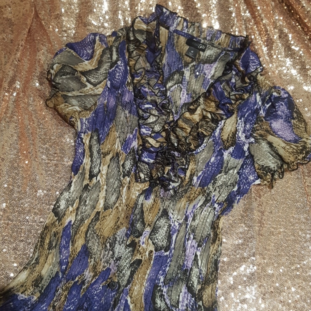 💎 2 for $15 Snake blouse M
